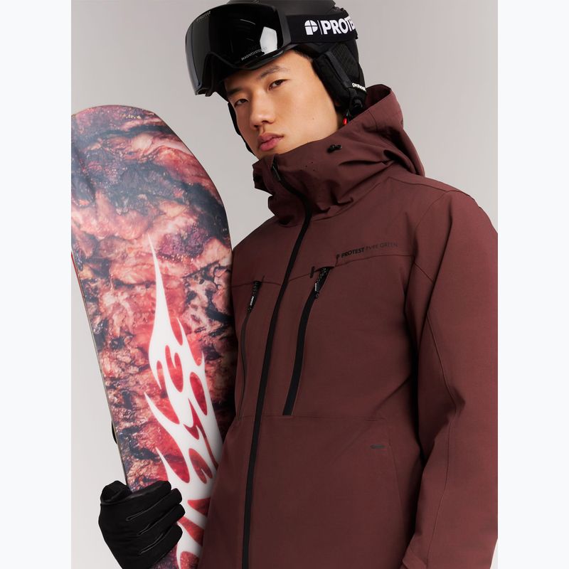 Giacca da snowboard uomo Protest Prttimothy pecanred 9