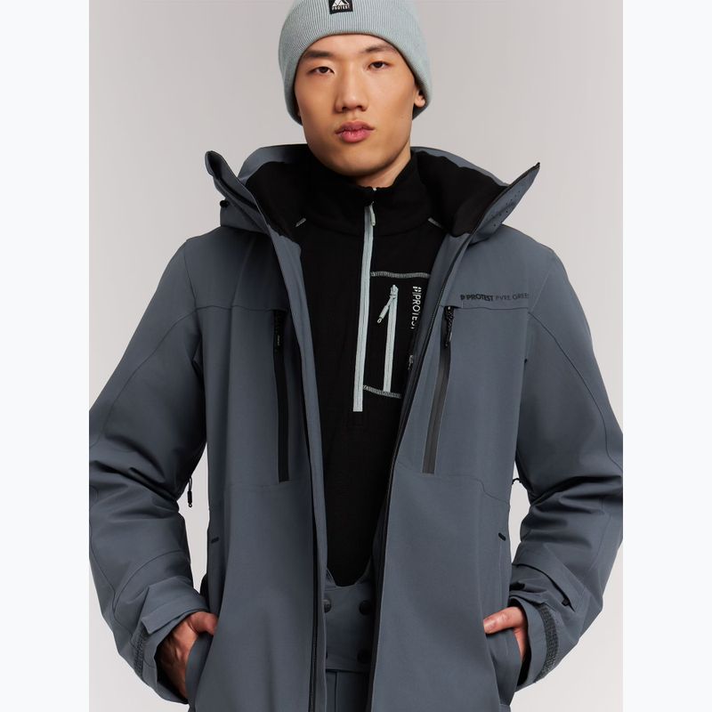 Giacca da snowboard uomo Protest Prttimothy basaltgrey 5