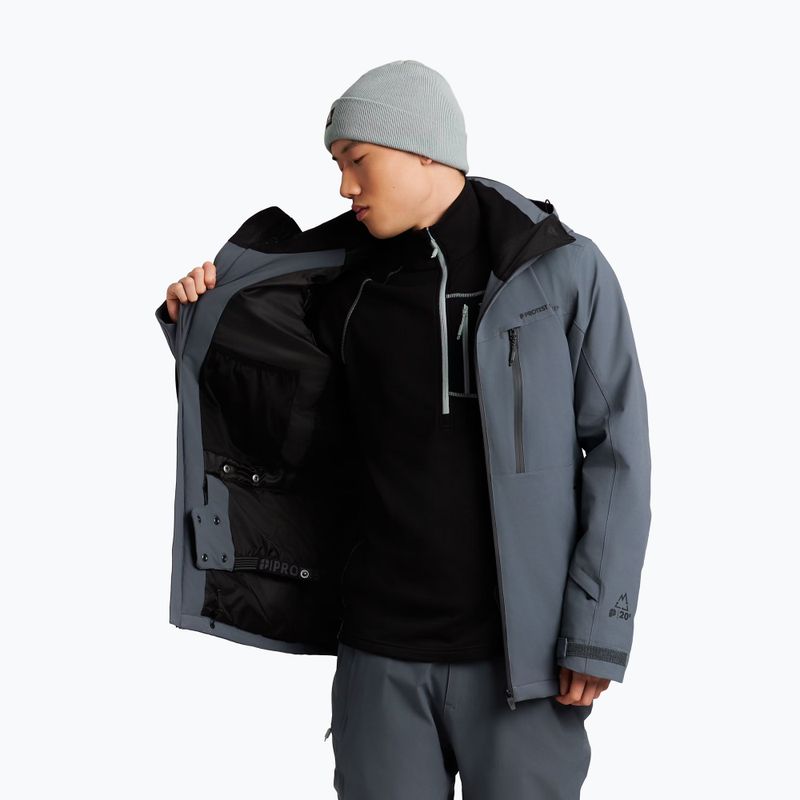 Giacca da snowboard uomo Protest Prttimothy basaltgrey 7