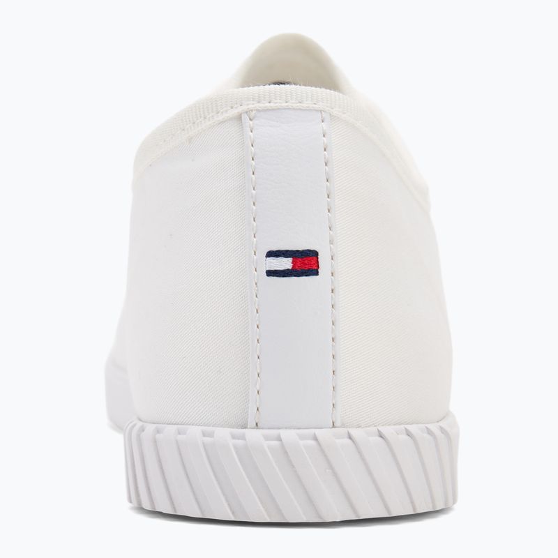Scarpe da ginnastica Tommy Hilfiger donna Canvas Lace Up bianco 6