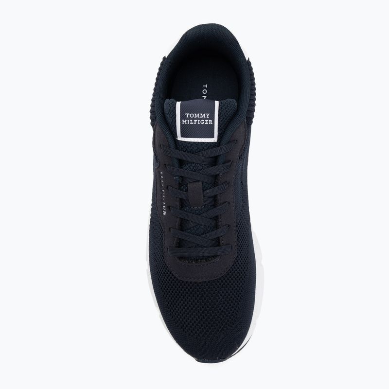 Tommy Hilfiger scarpe da uomo Lightweight RWB Knit desert sky 5