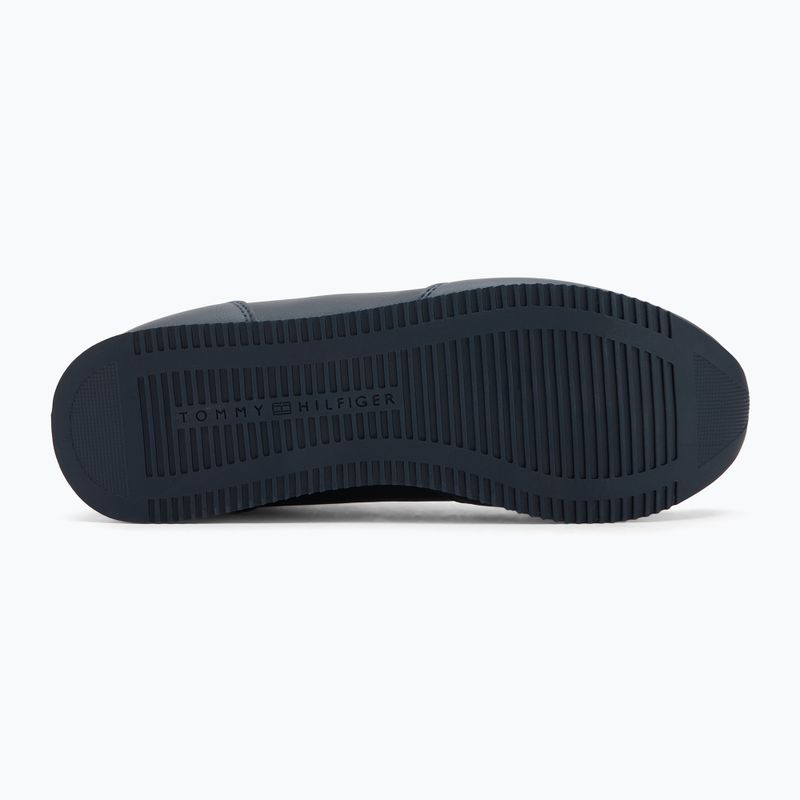 Tommy Hilfiger Lo Runner Pu Mix desert sky scarpe da uomo 4