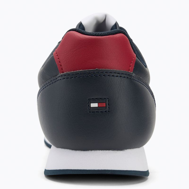 Tommy Hilfiger Lo Runner Pu Mix desert sky scarpe da uomo 6