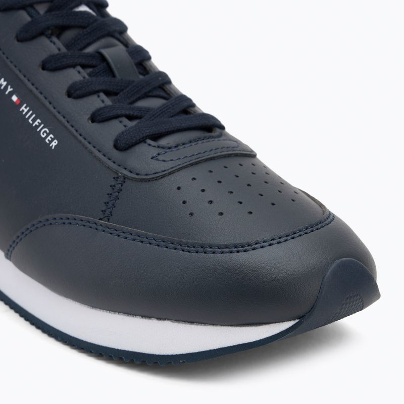 Tommy Hilfiger Lo Runner Pu Mix desert sky scarpe da uomo 7
