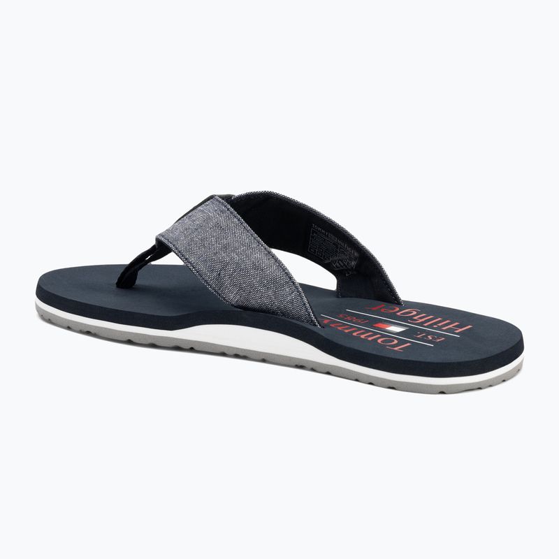 Tommy Hilfiger Uomo Chambray Beach Sandal desert sky infradito 3