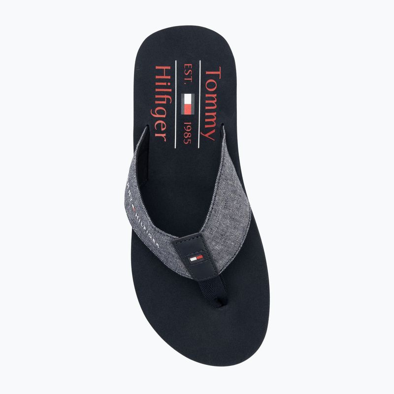 Tommy Hilfiger Uomo Chambray Beach Sandal desert sky infradito 5