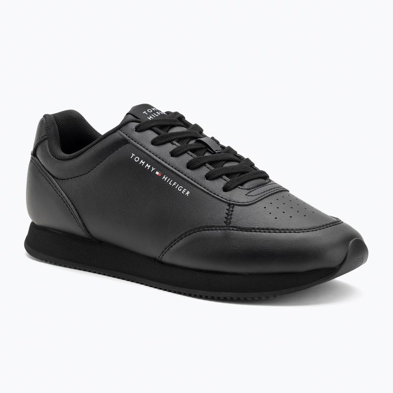 Scarpe da uomo Tommy Hilfiger Lo Runner Pu Mix nero