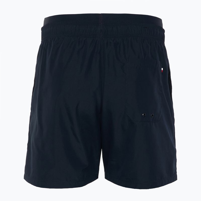 Tommy Hilfiger pantaloncini da bagno medi con coulisse Dw desert sky da uomo 2