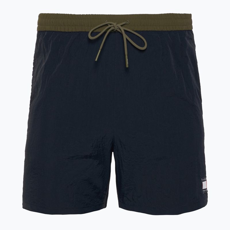 Pantaloncini da bagno Tommy Hilfiger Medium Drawstring desert sky da uomo