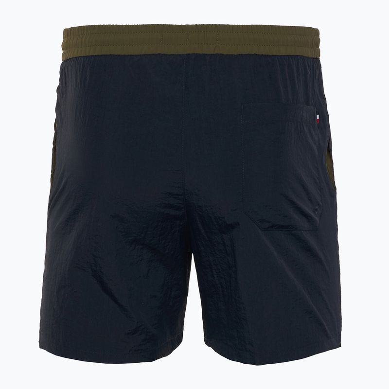 Pantaloncini da bagno Tommy Hilfiger Medium Drawstring desert sky da uomo 2