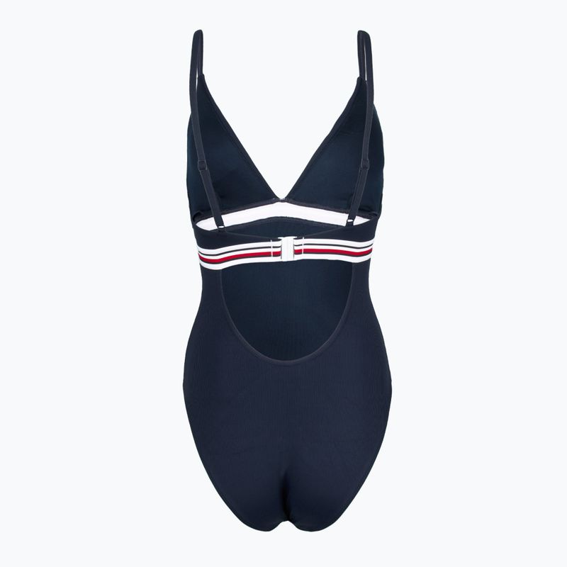 Tommy Hilfiger donna Triangolo One Piece Rp Ext costume da bagno dark night navy 2