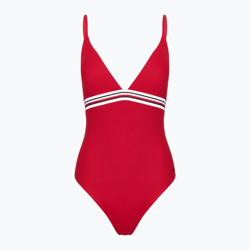 Tommy Hilfiger costume intero donna Triangolo One Piece Rp Ext rosso primario