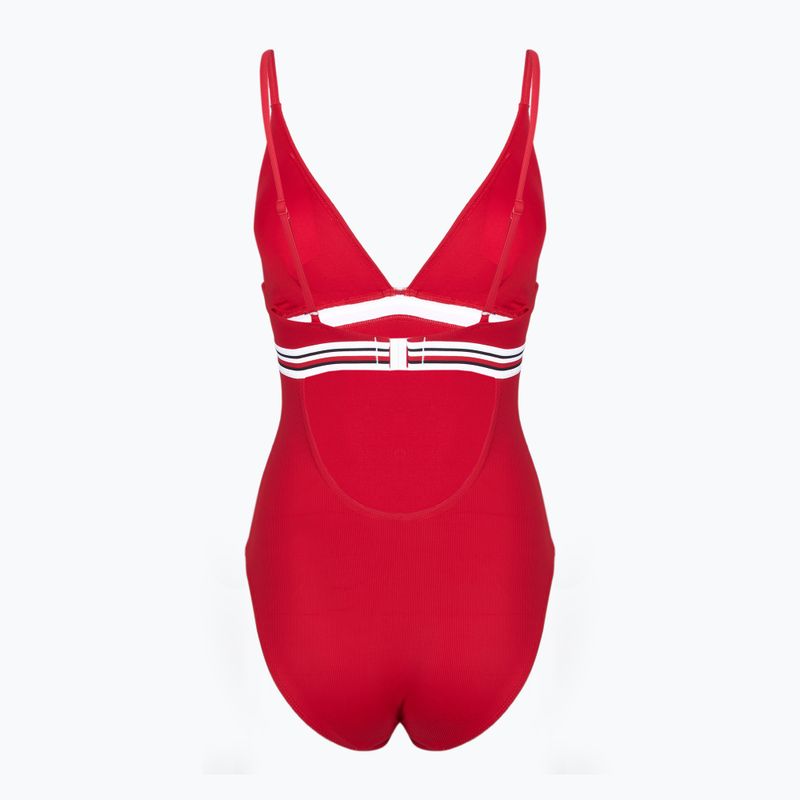 Tommy Hilfiger costume intero donna Triangolo One Piece Rp Ext rosso primario 2