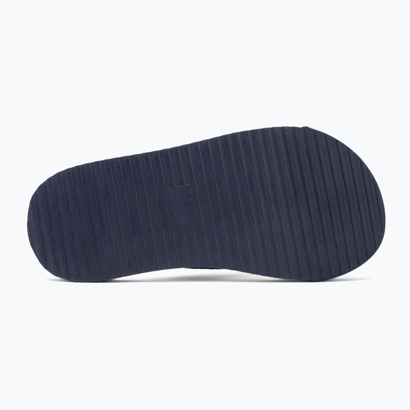 Tommy Jeans Elevated Beach Sandal Uomo infradito blu velluto 4