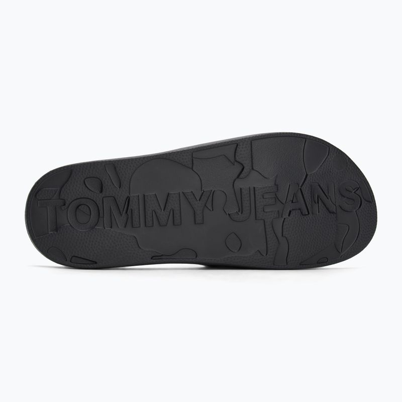 Tommy Jeans Basic Sandal infradito uomo nero 4