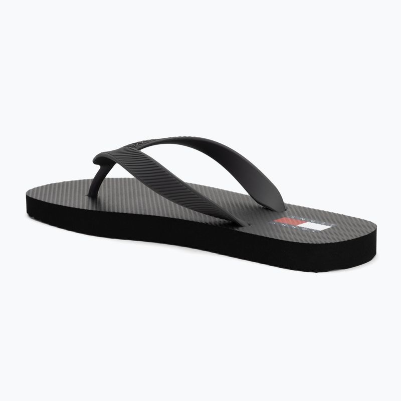 Sandalo da spiaggia Tommy Jeans uomo nero 3
