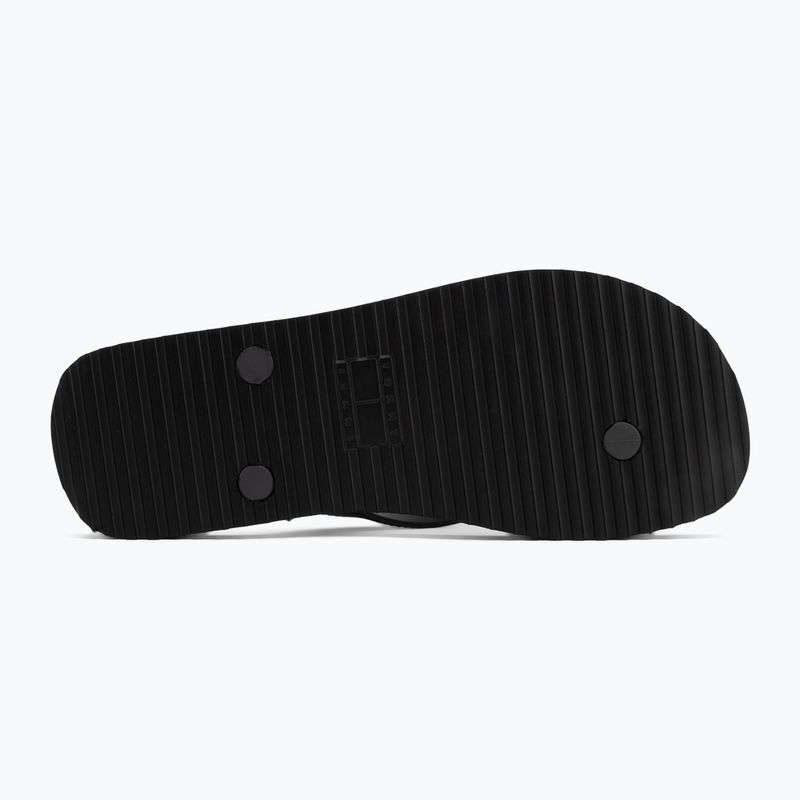 Sandalo da spiaggia Tommy Jeans uomo nero 4