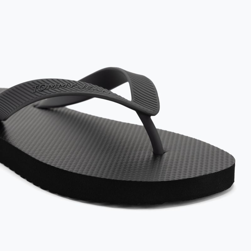 Sandalo da spiaggia Tommy Jeans uomo nero 7