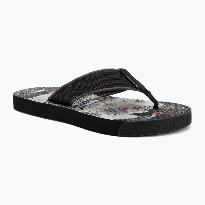 Tommy Jeans Elevated Beach Sandal Uomo nero