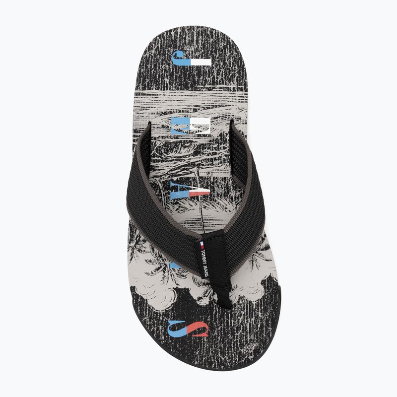 Tommy Jeans Elevated Beach Sandal Uomo nero 5
