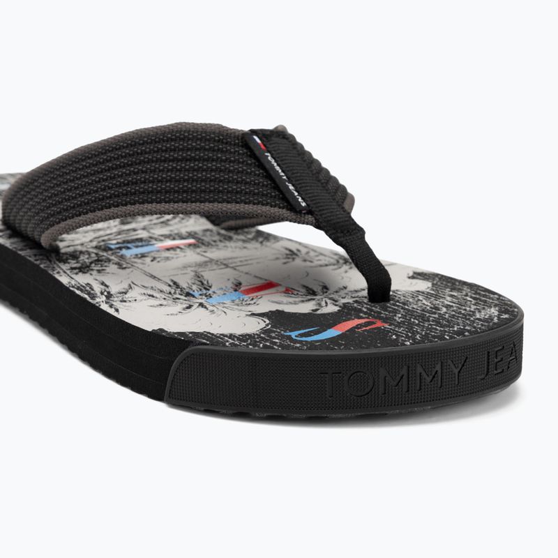 Tommy Jeans Elevated Beach Sandal Uomo nero 7