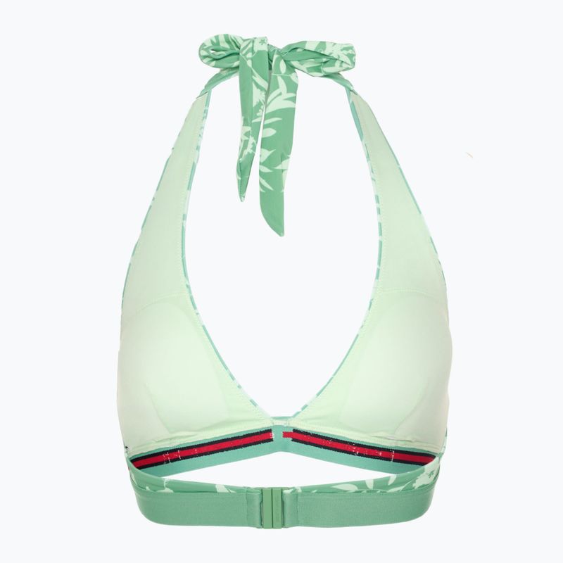 Tommy Hilfiger Halter Rp Print costume da bagno top floreale tropicale aop fort verde 2