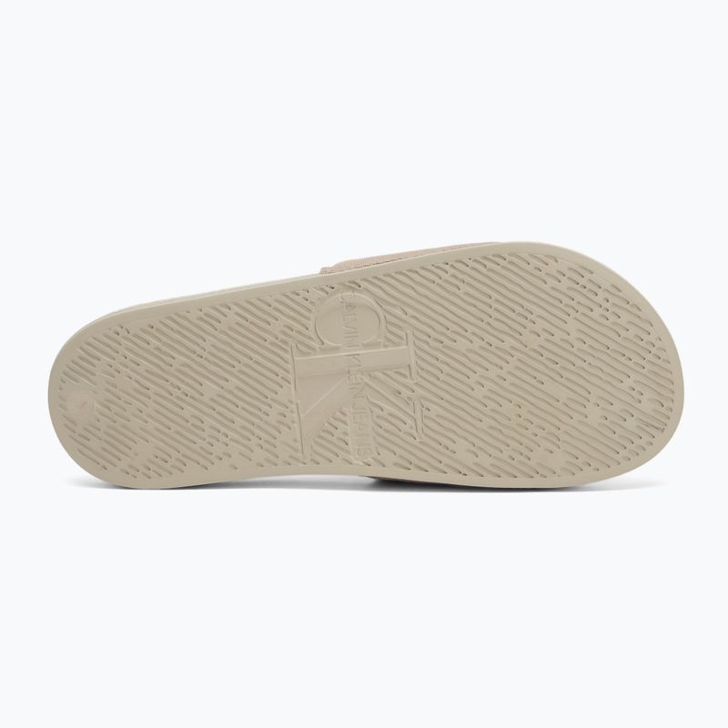 Calvin Klein YM0YM01271 Infradito uomo Monogram Cv guscio d'uovo/atmosfera 4