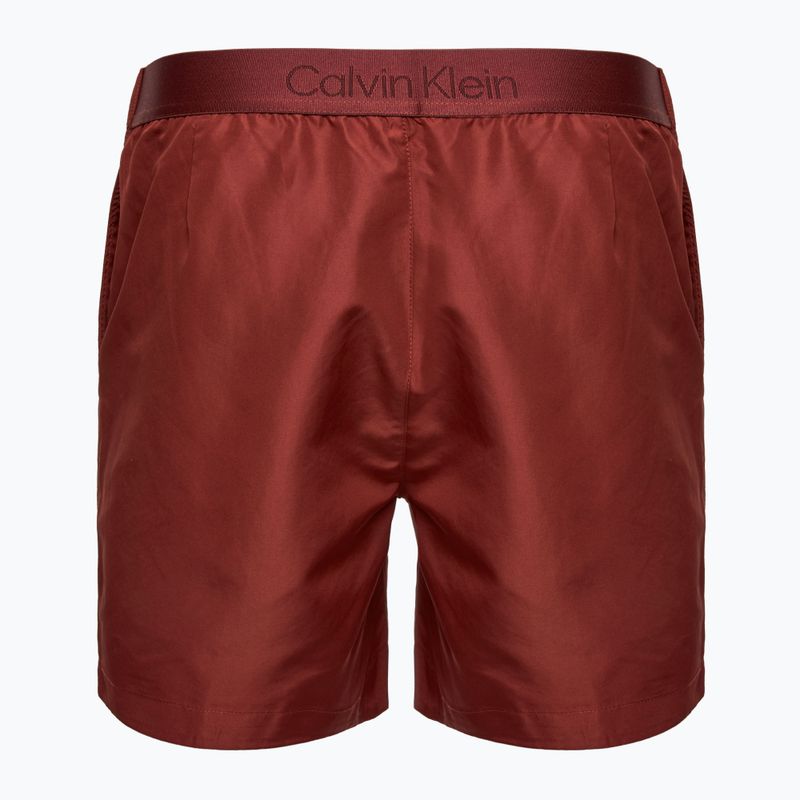 Pantaloncini da bagno Calvin Klein KM0KM01084 Uomo Casual Tailored syrah 2