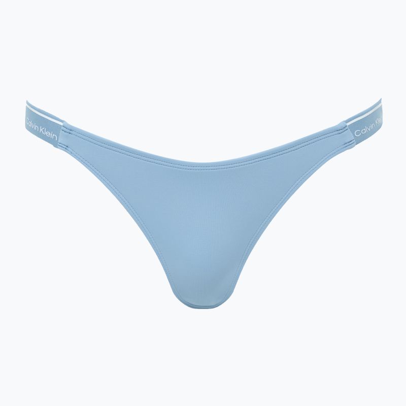 Calvin Klein slip da bagno KW0KW02732 Bikini Delta curvo in denim sbiadito