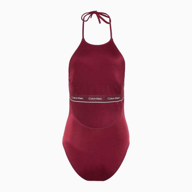 Costume intero Calvin Klein donna KW0KW02733 Collo alto - RP plum gaze 2