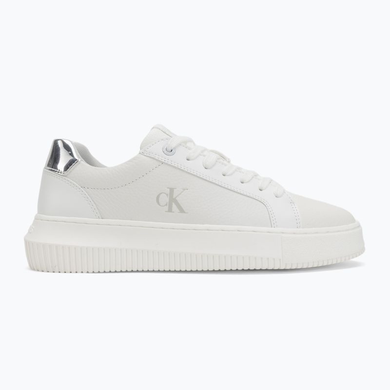 Calvin Klein scarpe donna YW0YW01769 Chunky Cupsole Low Mg bianco/argento brillante 2