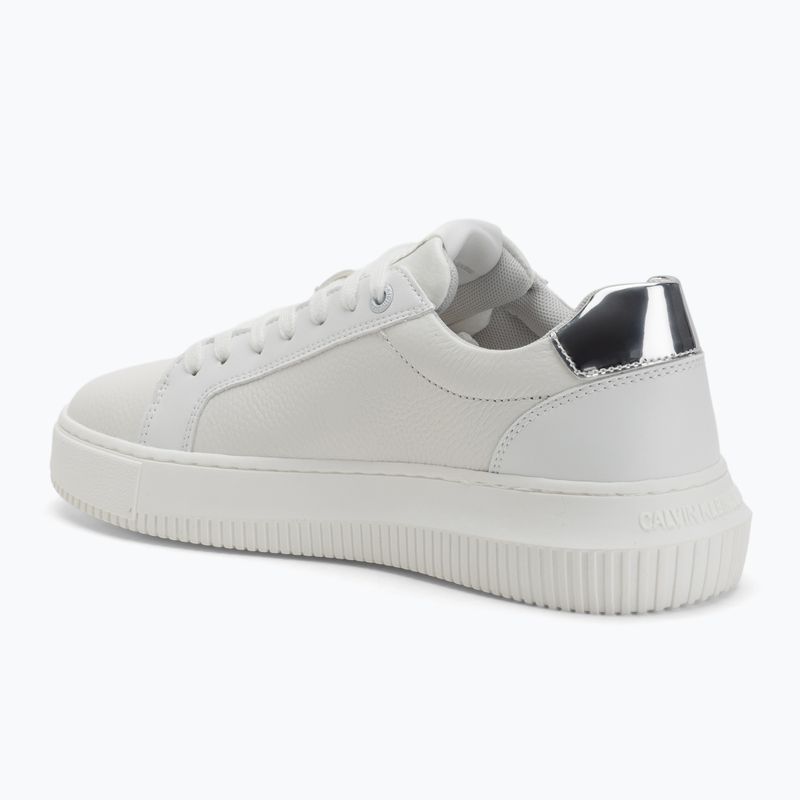 Calvin Klein scarpe donna YW0YW01769 Chunky Cupsole Low Mg bianco/argento brillante 3