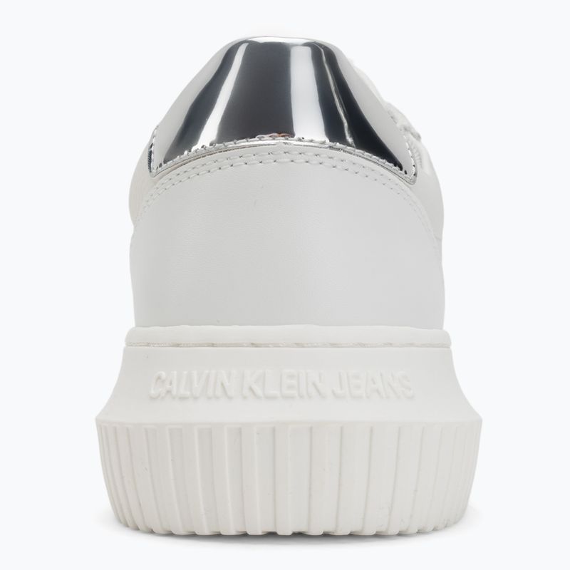 Calvin Klein scarpe donna YW0YW01769 Chunky Cupsole Low Mg bianco/argento brillante 6