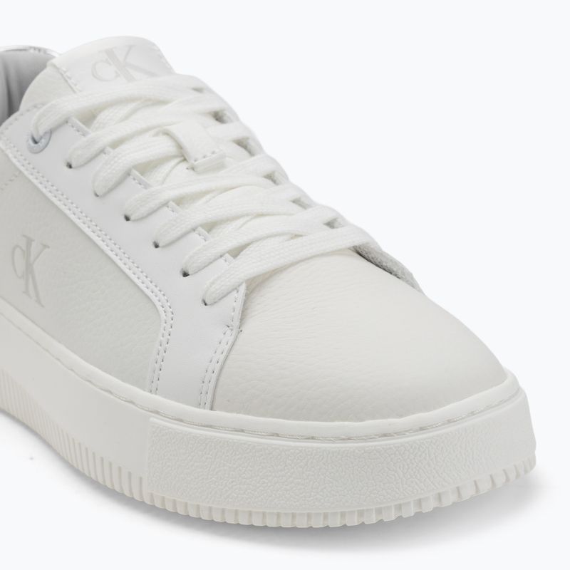 Calvin Klein scarpe donna YW0YW01769 Chunky Cupsole Low Mg bianco/argento brillante 7