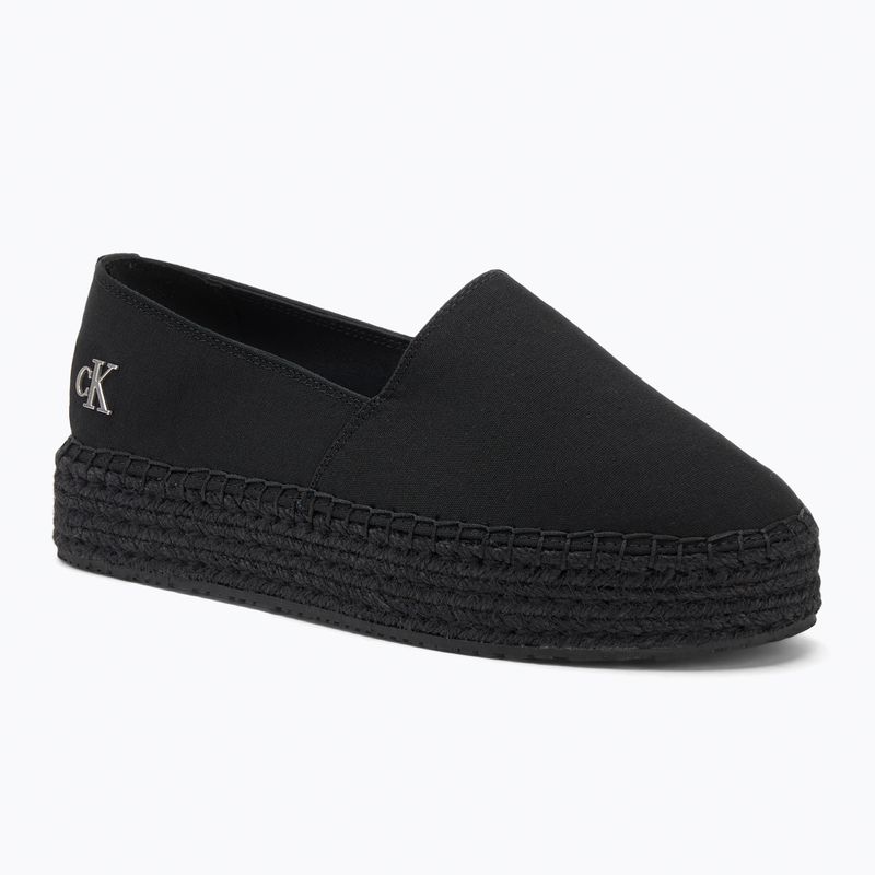 Scarpe da donna Calvin Klein Flatform Espadrille Mg/Hdw triple nero