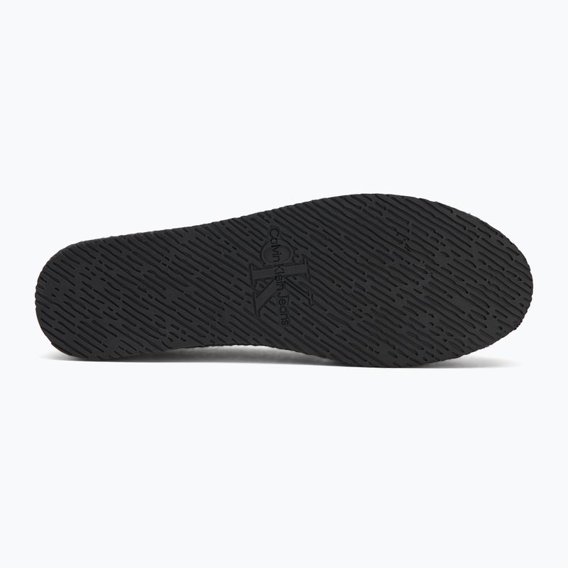 Scarpe da donna Calvin Klein Flatform Espadrille Mg/Hdw triple nero 4