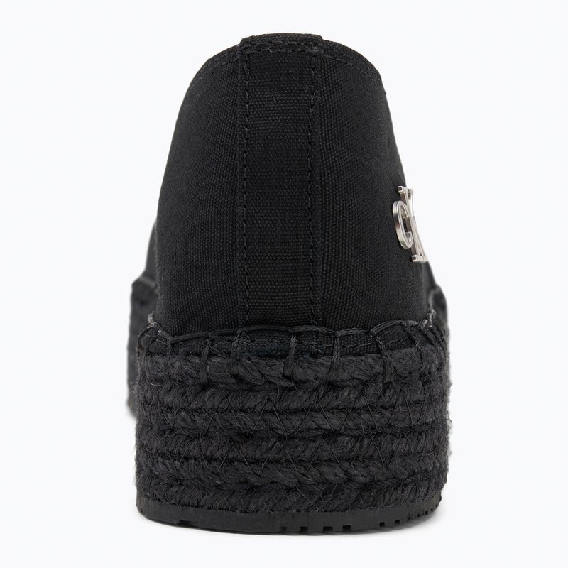 Scarpe da donna Calvin Klein Flatform Espadrille Mg/Hdw triple nero 6