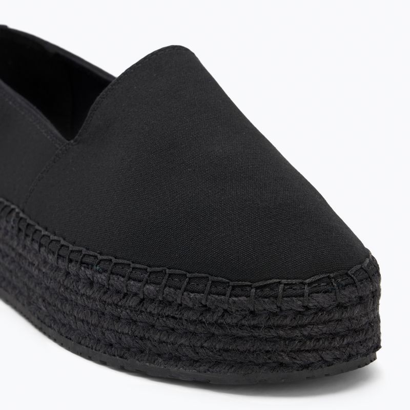 Scarpe da donna Calvin Klein Flatform Espadrille Mg/Hdw triple nero 7