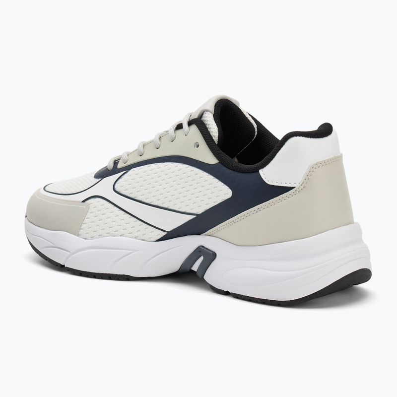 Calvin Klein scarpe donna YW0YW01887 Retro Tennis Knit Mg bianco brillante/argento bich/navy 3