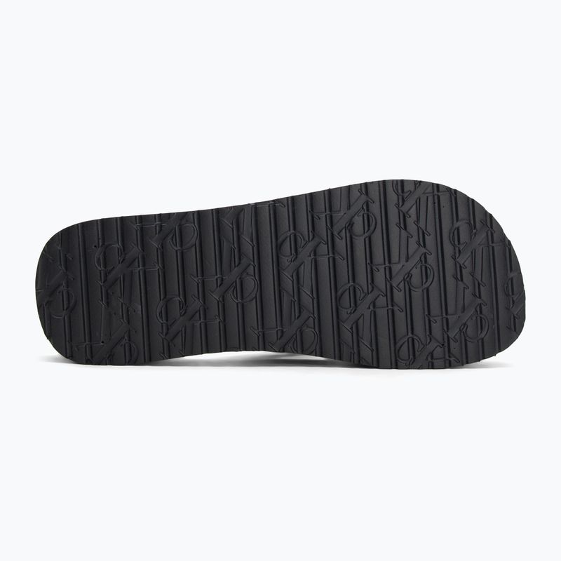 Donna Calvin Klein YW0YW01723 Sandalo da spiaggia Flatform Ttxr Satin triple nero infradito 4