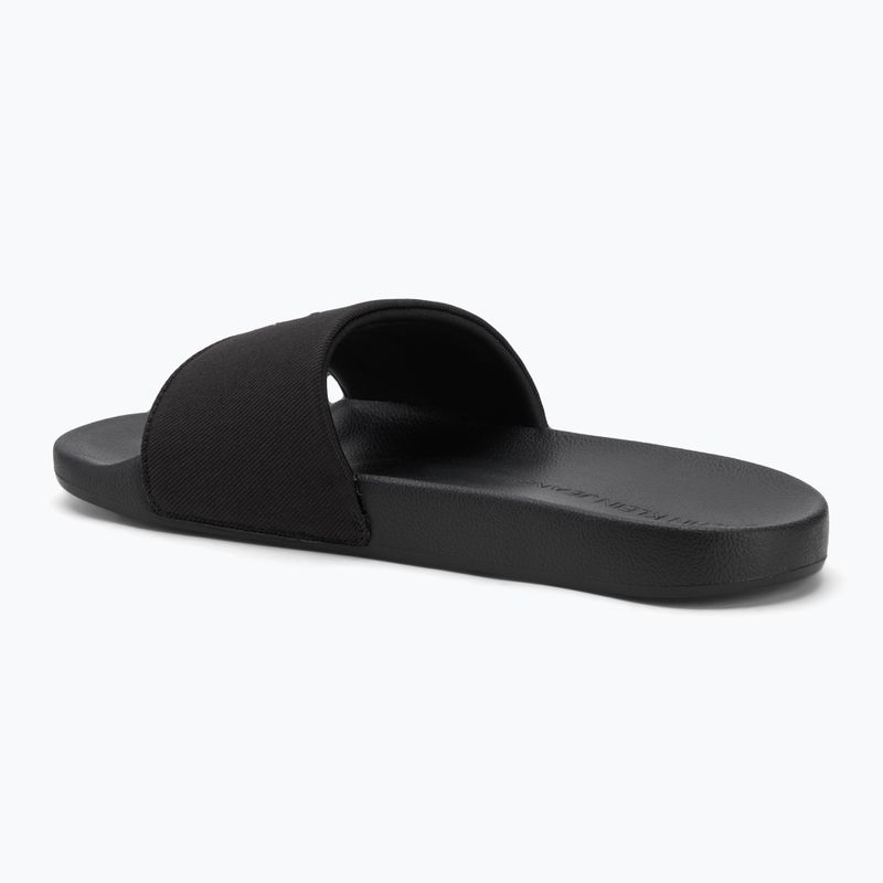 Calvin Klein infradito donna YW0YW01713 Slide Monogram Hardware triple nero 3