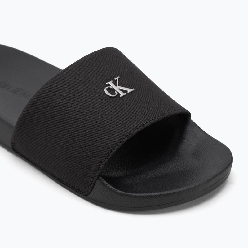 Calvin Klein infradito donna YW0YW01713 Slide Monogram Hardware triple nero 7