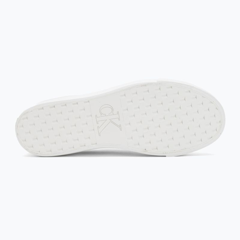 Scarpe da ginnastica Calvin Klein donna YW0YW01763 Vulc Flatform Low Cv MG guscio d'uovo/bianco crema 4