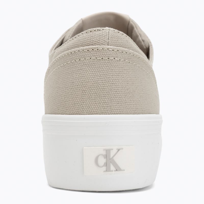 Scarpe da ginnastica Calvin Klein donna YW0YW01763 Vulc Flatform Low Cv MG guscio d'uovo/bianco crema 6
