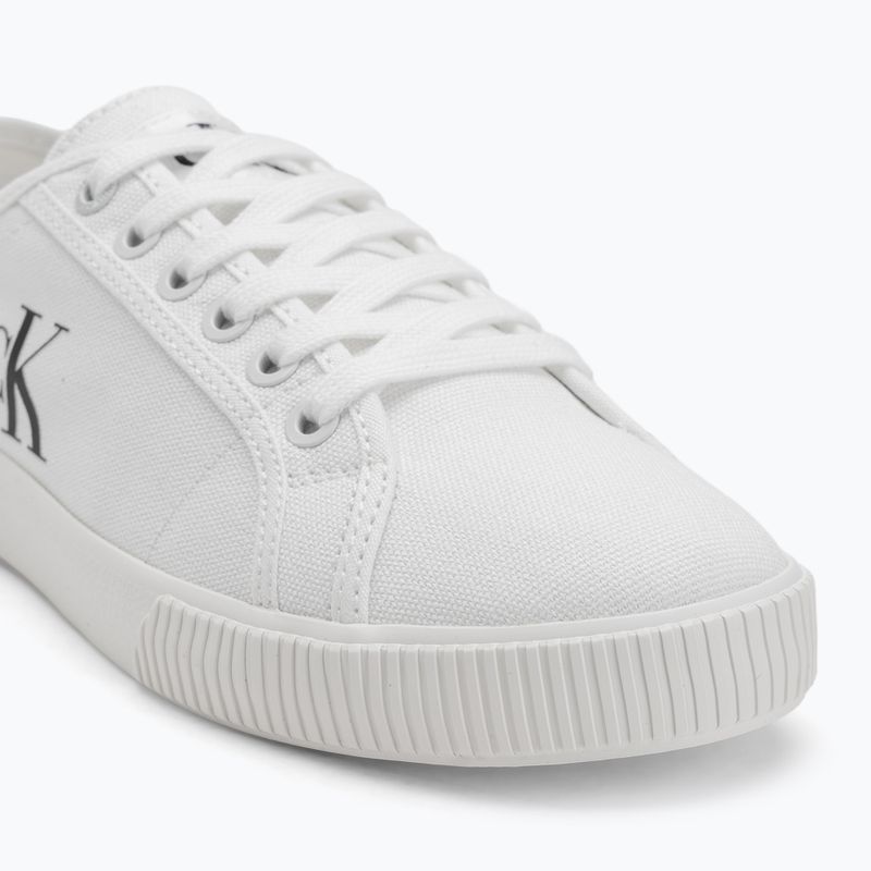 Scarpe da ginnastica Calvin Klein da donna YW0YW01762 Ess Vulc Low Cv Mg Wn triplo bianco brillante 7