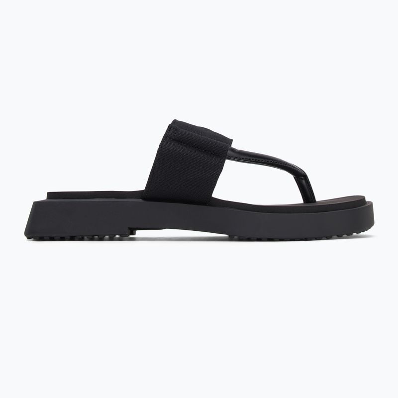 Infradito Calvin Klein donna YW0YW01717 Sq Low Wedge Sandal Rope triple black 2