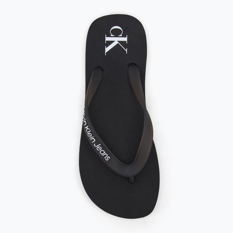 Calvin Klein infradito donna YW0YW01829 Sandalo da spiaggia Tpu trasparente nero 5