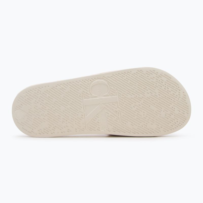 Calvin Klein infradito donna YW0YW01713 Slide Monogram Hardware tortora 4