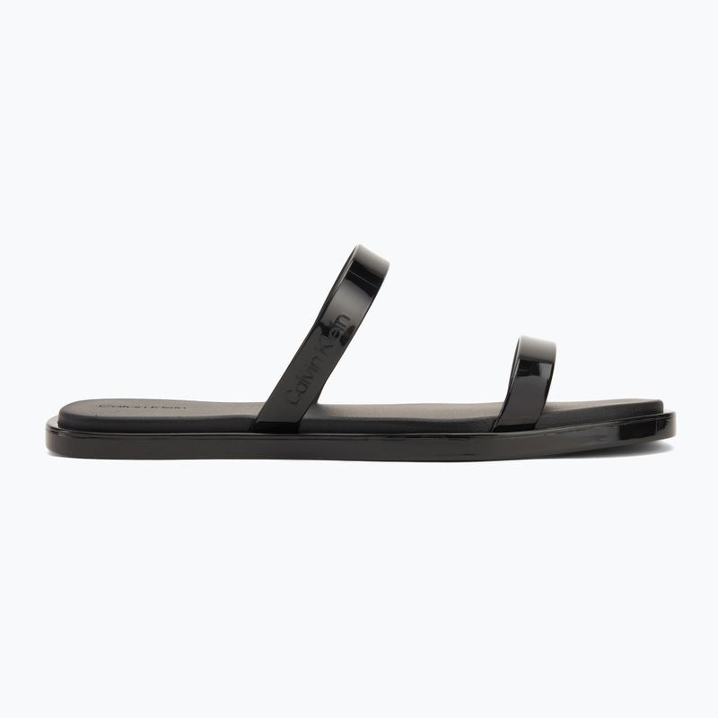 Calvin Klein infradito donna HW0HW02417 Double Bar Slide - Jelly nero 2