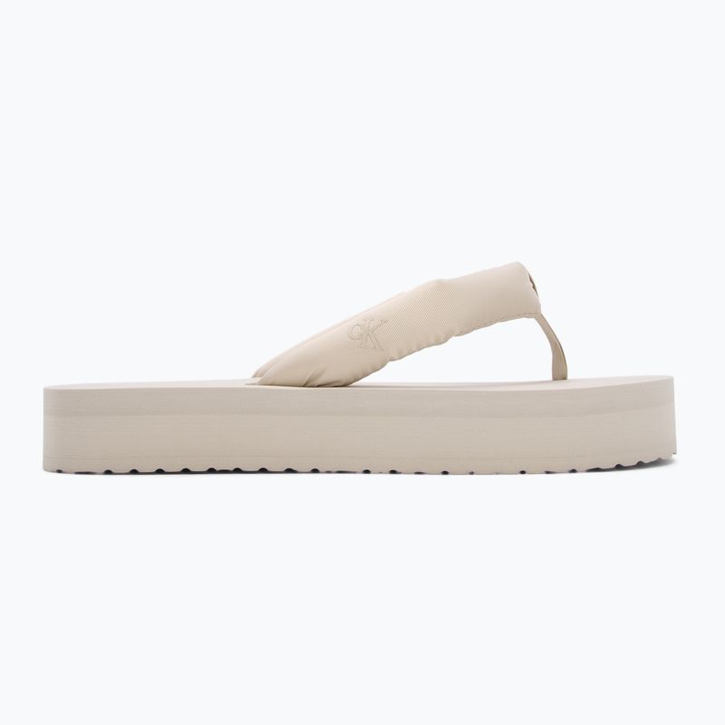 Donna Calvin Klein YW0YW01723 Sandalo da spiaggia Flatform Ttxr Raso triplo guscio d'uovo infradito 2